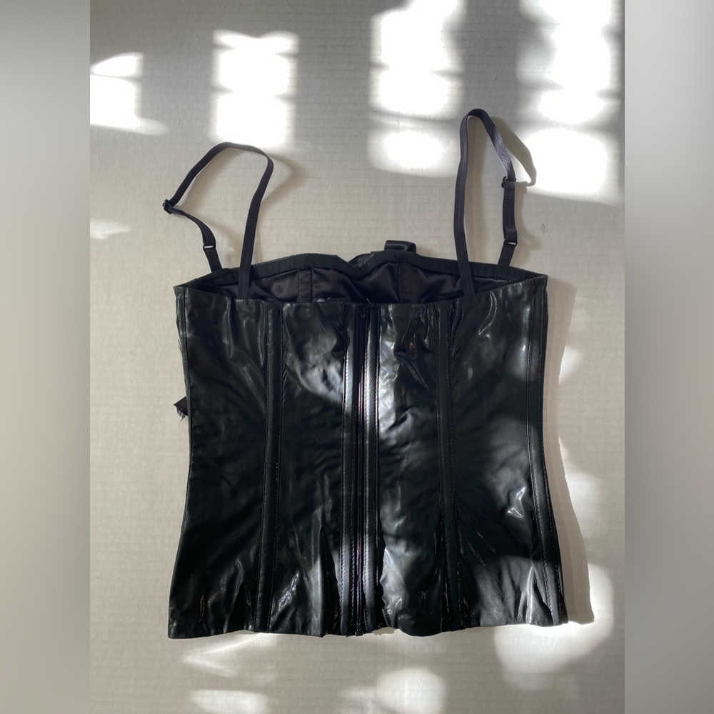 NWT Vintage D & G Dolce & Gabbana Black Bustier Top Size 40 - Picture 8 of 16